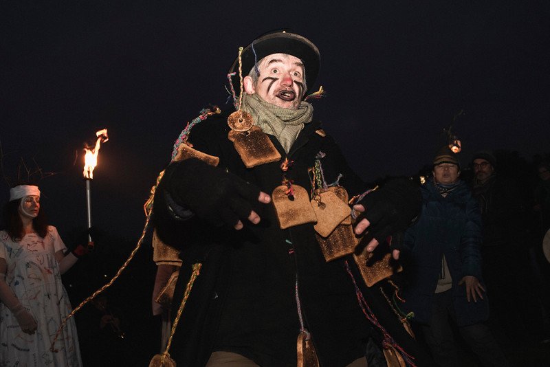 Wassail for the FLOW project flood prevention. Orchard planting along the river Exe, Exeter 2022