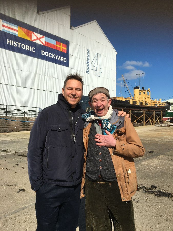 David Walliams and Dr.Tony Lidington