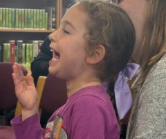 A library show for youngsters audience reaction A library show for youngsters audience reaction